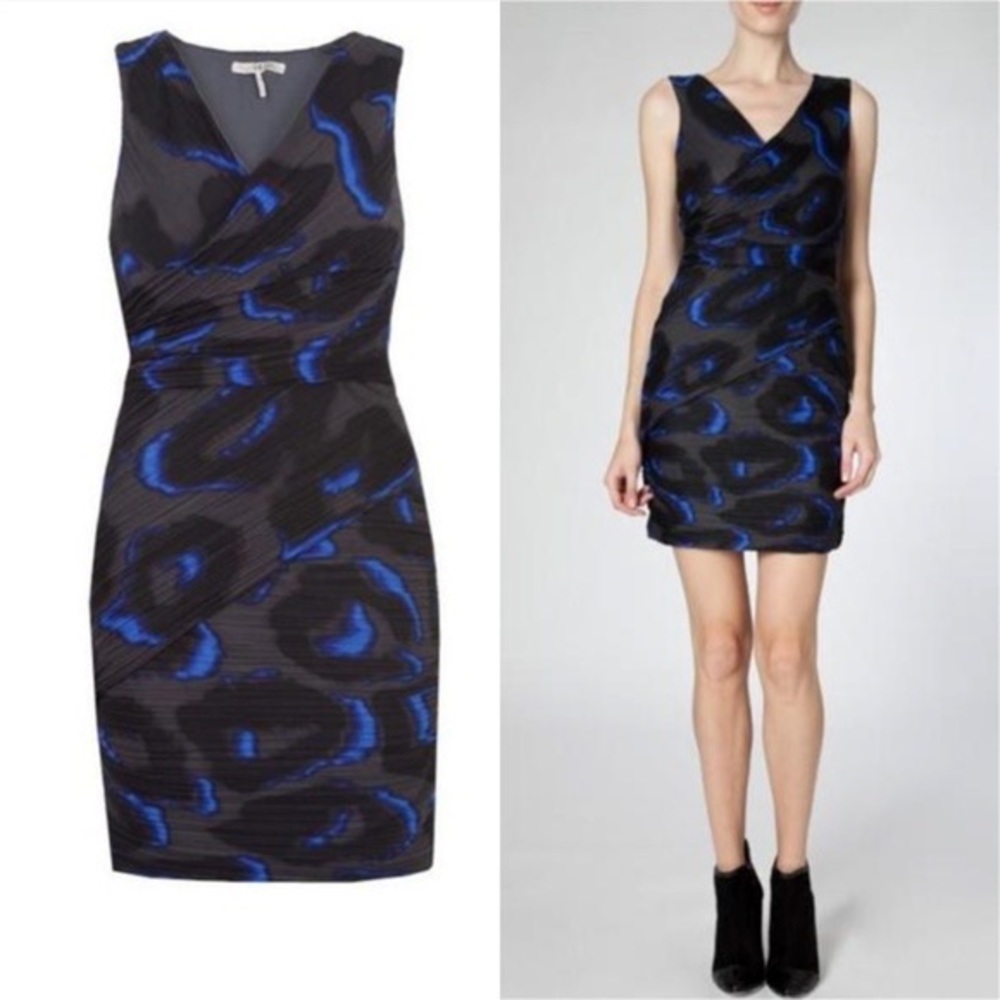 Halston Heritage body con mini dress